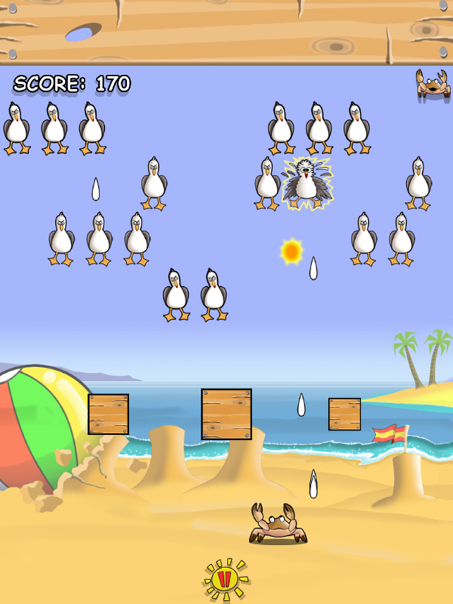 Beach Invaders, game for IOS