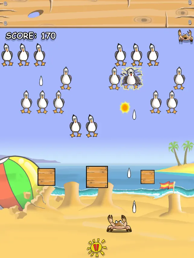 Beach Invaders, game for IOS