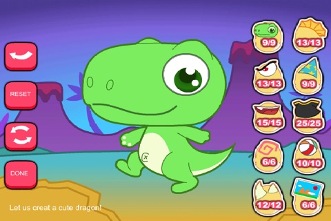 Cute Dragon DressUp screenshot 2