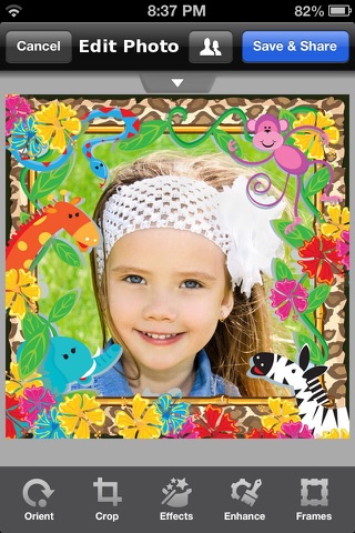 Kids Photo Frames & Stickers screenshot 4