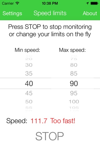 Car Speed Limits screenshot 2