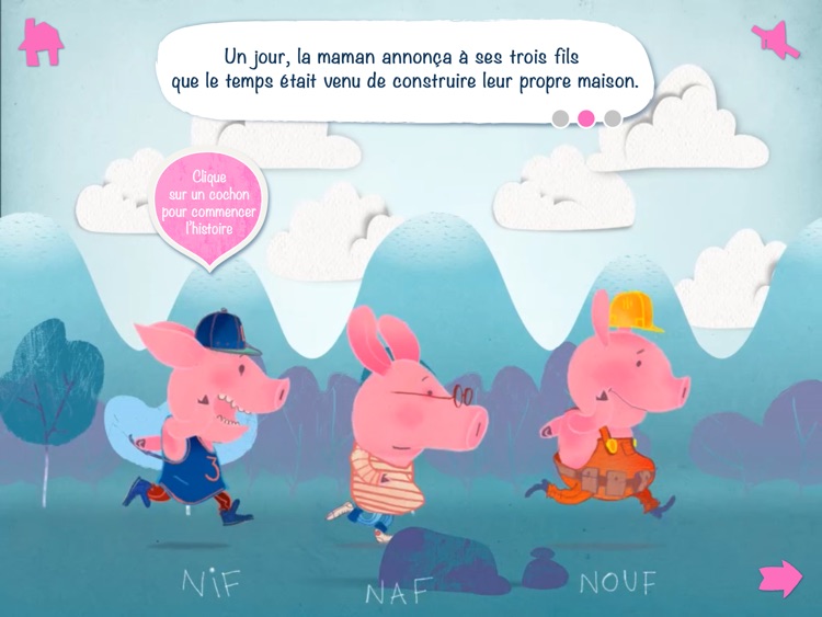 Les 3 petits cochons - Interactif