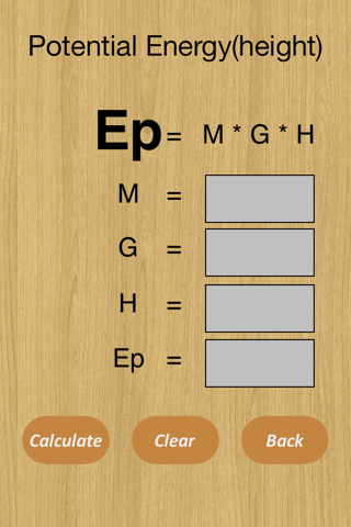 Physics Formulas Calculator screenshot 2