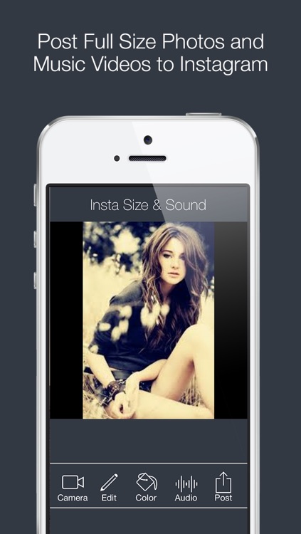 Insta ² with Music Video for Instagram - InstaSize , InstaFit and SquareSized Full Size Squaready without Cropping Camera to Post Movie & Picture Color Background with Awesome Aviary Photo Frame Editor Free