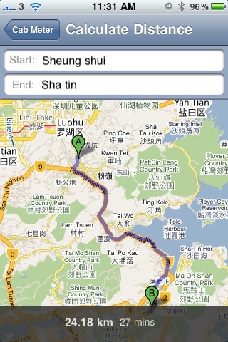 Cab Meter - Hong Kong Taxis screenshot 2