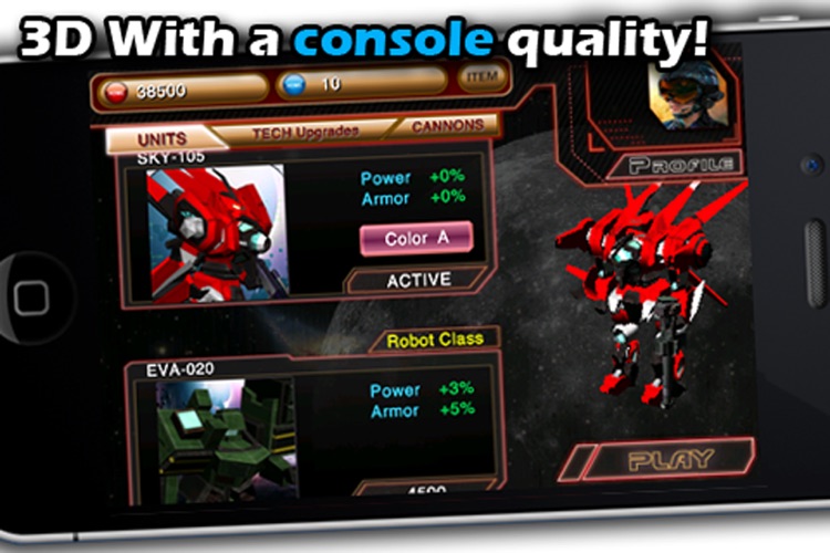 Battle 3D: Robots Sky. screenshot-3