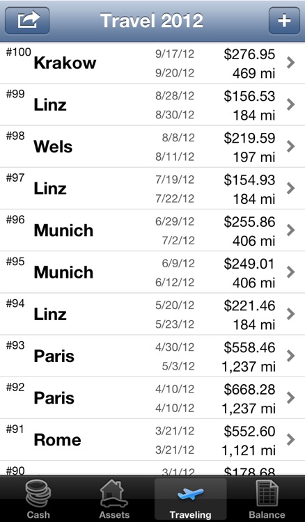 eaGeier - accounting on cash basis - keep track of your income and expenses screenshot-3