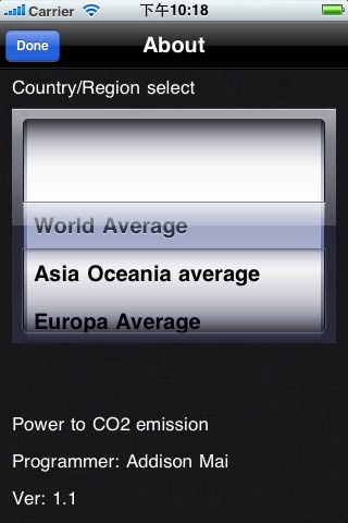 Power to CO2 emission screenshot 2