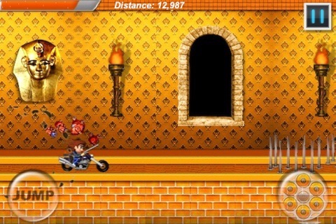 Top Gun Rider ( Free Racing and Shooting Car Kids Games ) screenshot 4