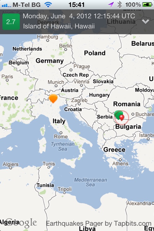 Earthquakes Today