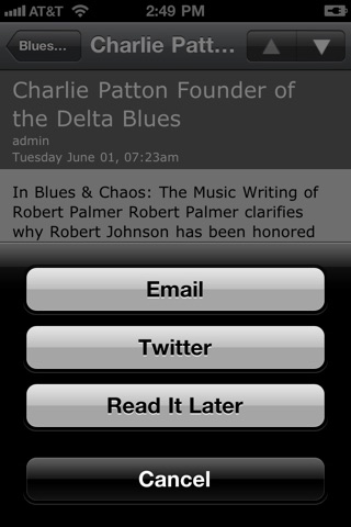 Jazz Blues News -- free app screenshot 3