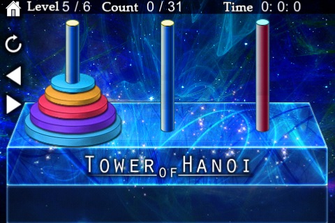 Tower of Hanoi Puzzle screenshot 2