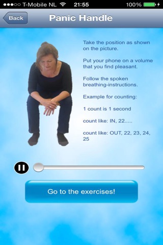 In-Balanz  De App voor hulp en therapie bij hyperventilatie,angst, paniek en stress! screenshot 3