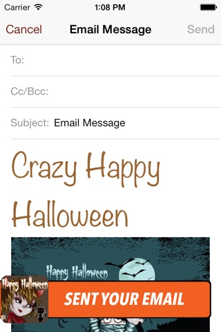 Zombie Happy Halloween eCards screenshot 4