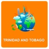 Trinidad and Tobago Off Vector Map - Vector World