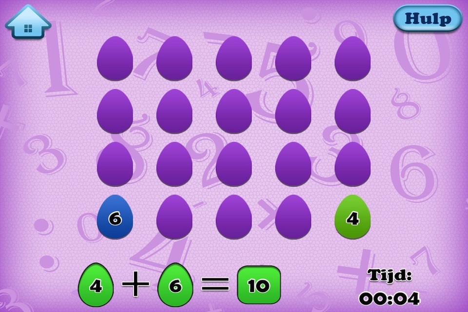 De Wiskunde Draak : leer al spelend rekenen screenshot 2