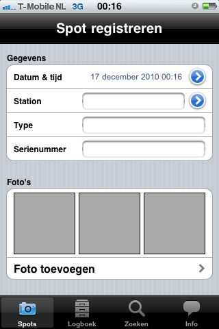 iTrainSpotter screenshot 2