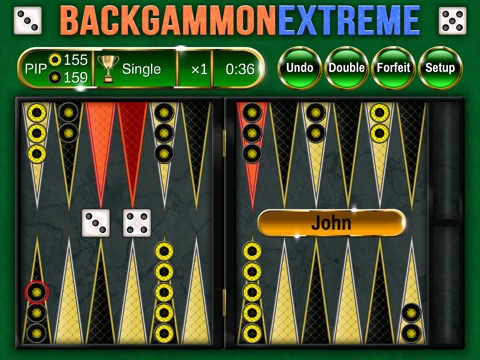 Backgammon Extreme Premium - Powerful, Beautiful, Social! на iPad