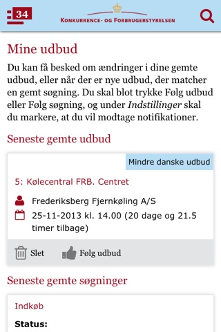 Udbud.dk screenshot 3