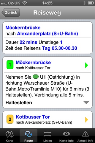 Berlin Metro - Map and route planner by Zuti screenshot 3