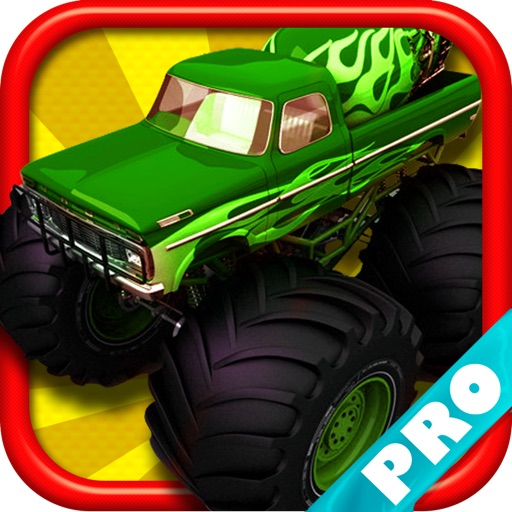Monster Truck Rider Jam on the Mine Field Dune City 3D PRO - FREE Game Icon