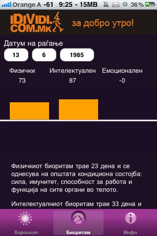 IDIVIDI horoskop screenshot 4