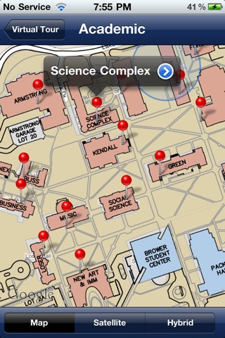 The College of New Jersey Campus Tour screenshot 2