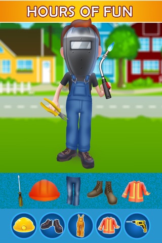 Dress Up Builder Bill - Fun Kids Game screenshot 3