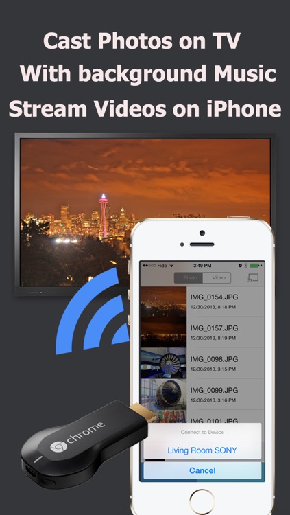 CastOnTV - Photo Slideshow with Music for Chromecast