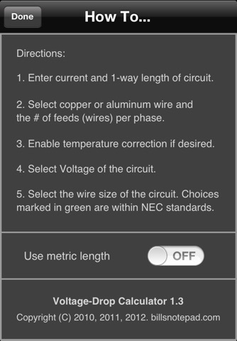 Voltage-Drop screenshot 2