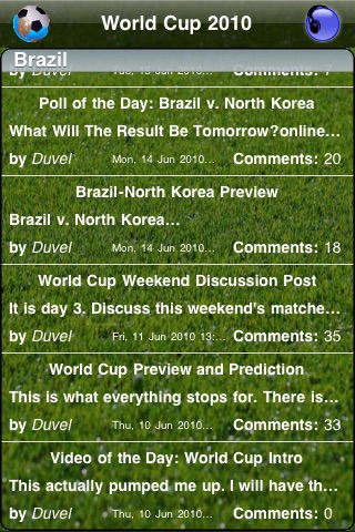 WorldSoccerBlog screenshot 3