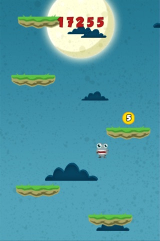 Monster Hop & Jump Moon Glow Racing Game FREE screenshot 3