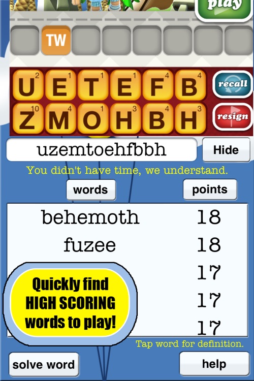 Hanging With Cheats For Friends Free + The Best Word Finder Cheat For Scramble and Hanging Word Games You Play With Words and Friends screenshot-3