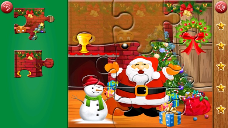 Amazing Santa jigsaw puzzle - free kids games