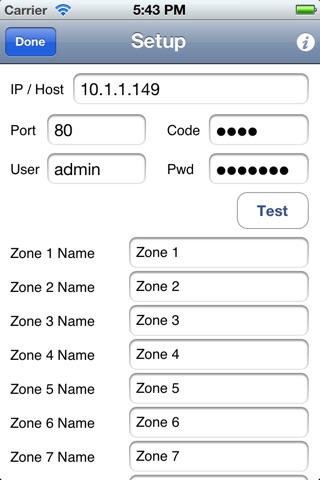 DSC Alarm Monitor screenshot 2