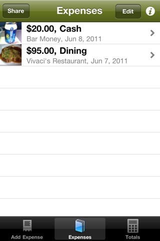 Expense Reports Lite screenshot 3