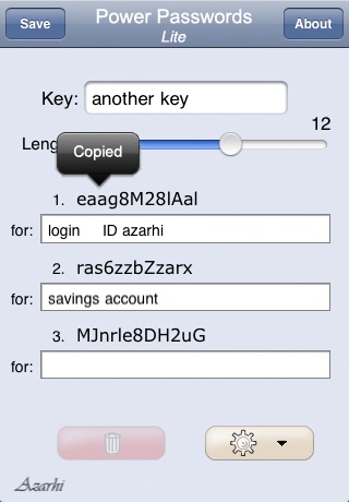 Power Passwords Lite screenshot 4