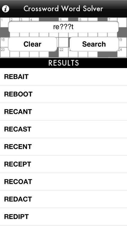 Crossword Word Solver