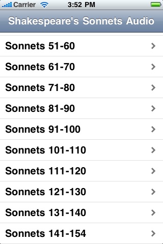 Shakespeare's Sonnets - Audio Edition screenshot 3