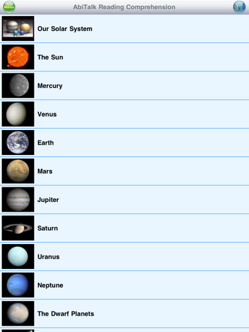 Reading Comprehension Solar System Free for 5th Grade screenshot 2