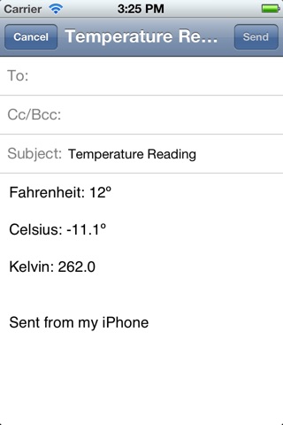 Convert Temperature Lite screenshot 3