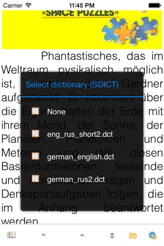FB2 Easy Reader with Dictionaries screenshot 2