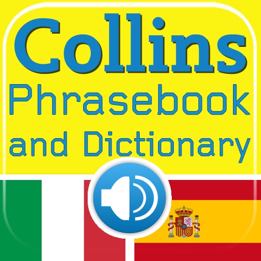Collins Italian<->Spanish Phrasebook & Dictionary with Audio icon