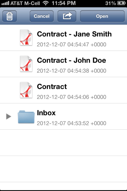 PDF Sign for iPhone : Sign and fill PDF documents screenshot-4