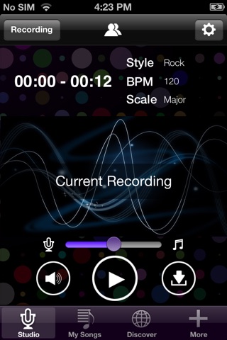 Just Singit !! Lite - Reverse Karaoke screenshot 3