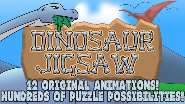 Dinosaur Jigsaw Puzzles Free - Fun Animated Kids Jigsaw Puzz(圖1)-速報App