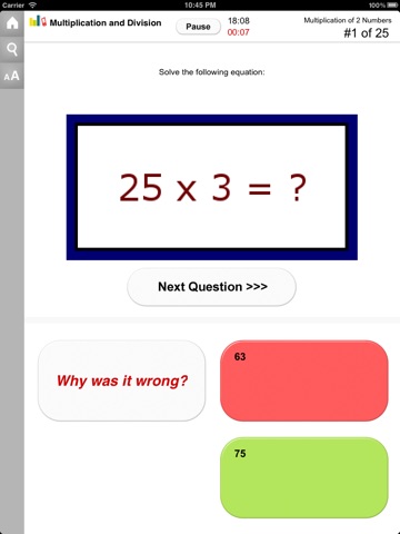 Multiply and Divide for iPad screenshot 3
