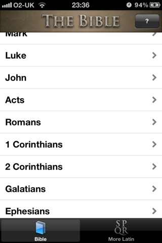 Latin Bible screenshot 3