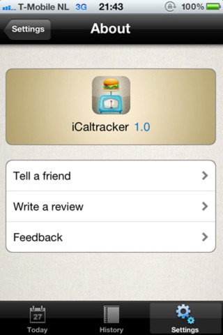 iCalories Tracker Lite screenshot 3