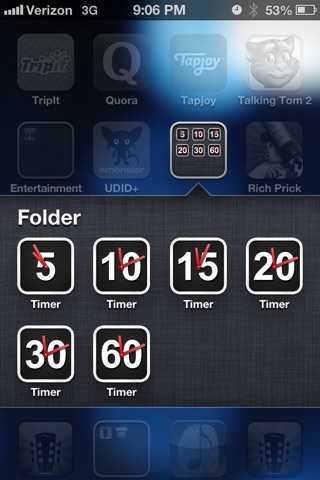 MiniTimer 30 (One-Tap 30 Minute Timer/Interval Alarm) screenshot 2